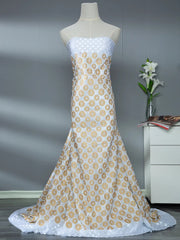 Swiss Voile Lace Fabric with Crystal 2023 High Quality 3299 African Cotton Lace Fabric for Luxury Bridal Wedding Dress