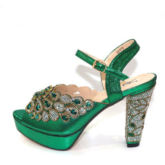 New Women Pumps New Shoes Sexy High Heels Ladies Party Stiletto Wedding N.Green Color Nigeriain Shoes