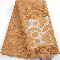 African Tulle Lace Fabric French Mesh Lace Fabric with Sequins