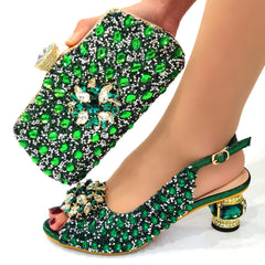 Nigerian women's shoes and bags Party shoes with bags African fashion shoes and bags Wedding shoes and bags