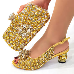 Nigerian women's shoes and bags Party shoes with bags African fashion shoes and bags Wedding shoes and bags